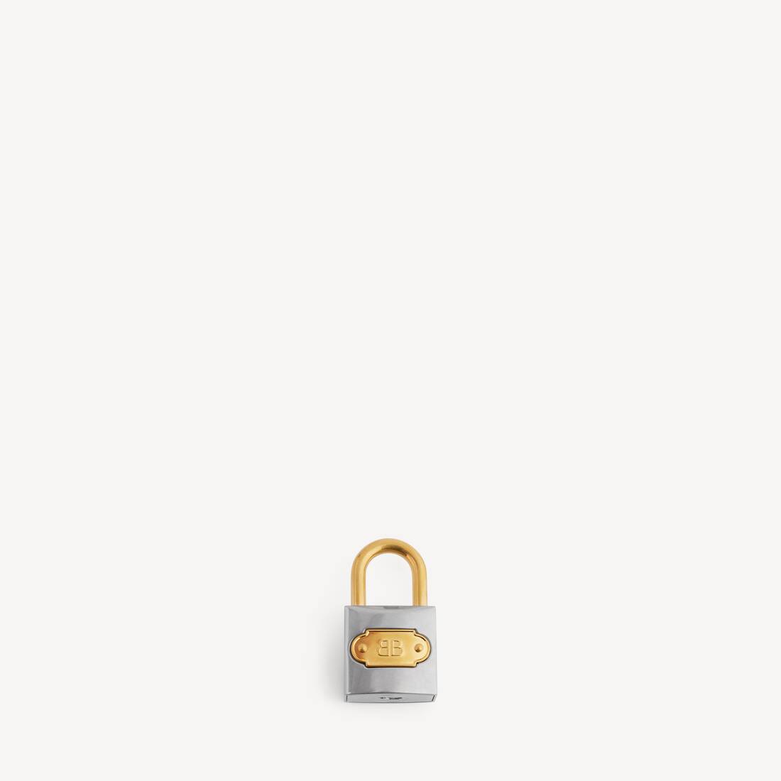 Kvinnors charm/nöckelring BB-lås i silver/guld
