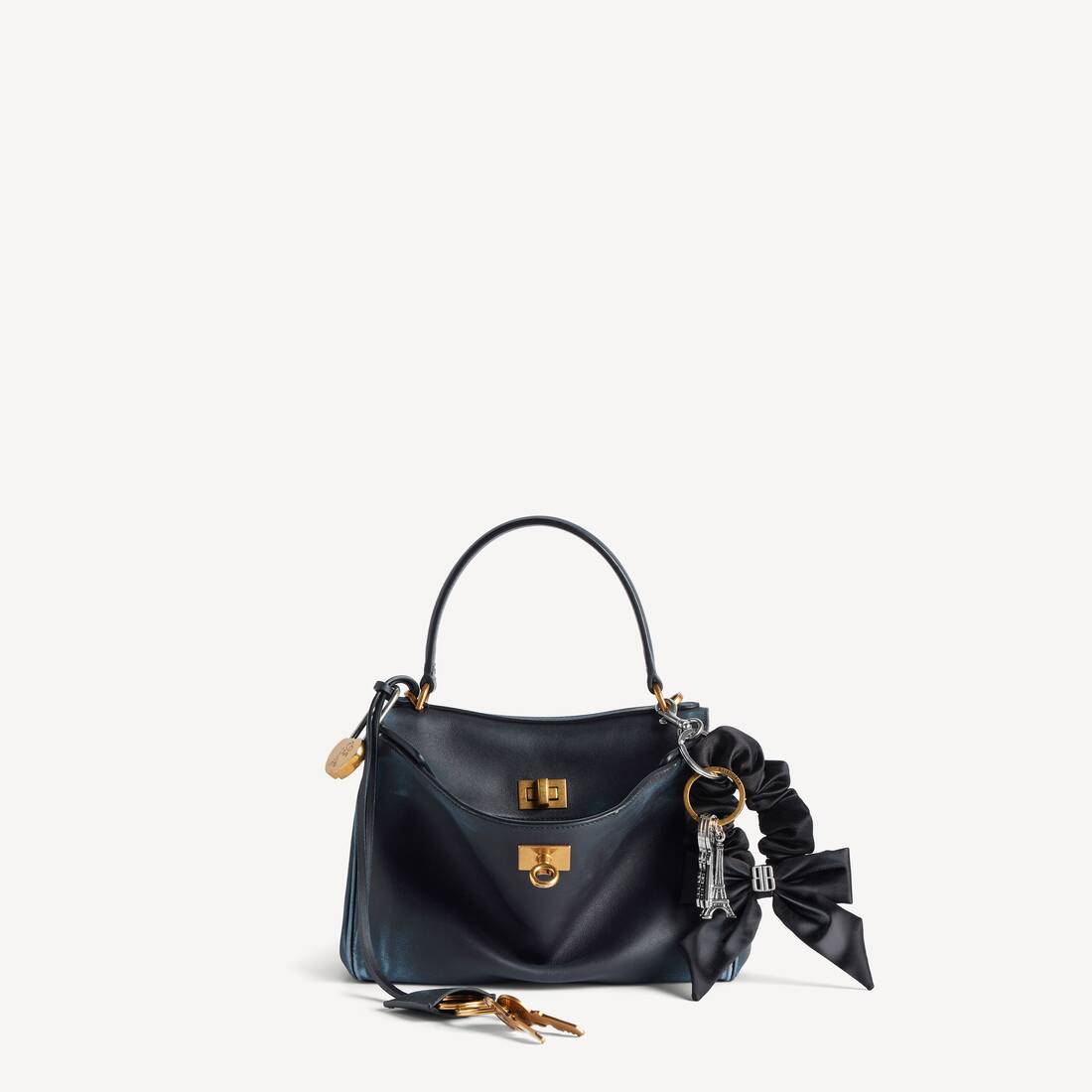 Damkassett Rodeo Handbag Mini med charm i havblått