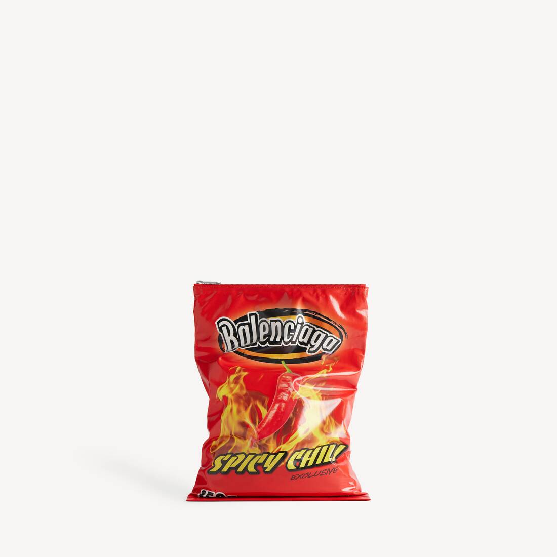 Chips-säck i röd