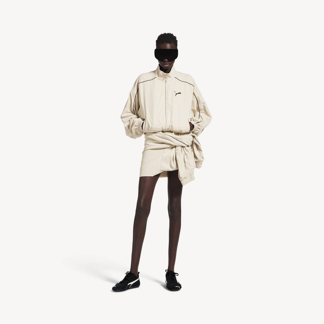 Balenciaga I Puma-tröjorjacka i cream