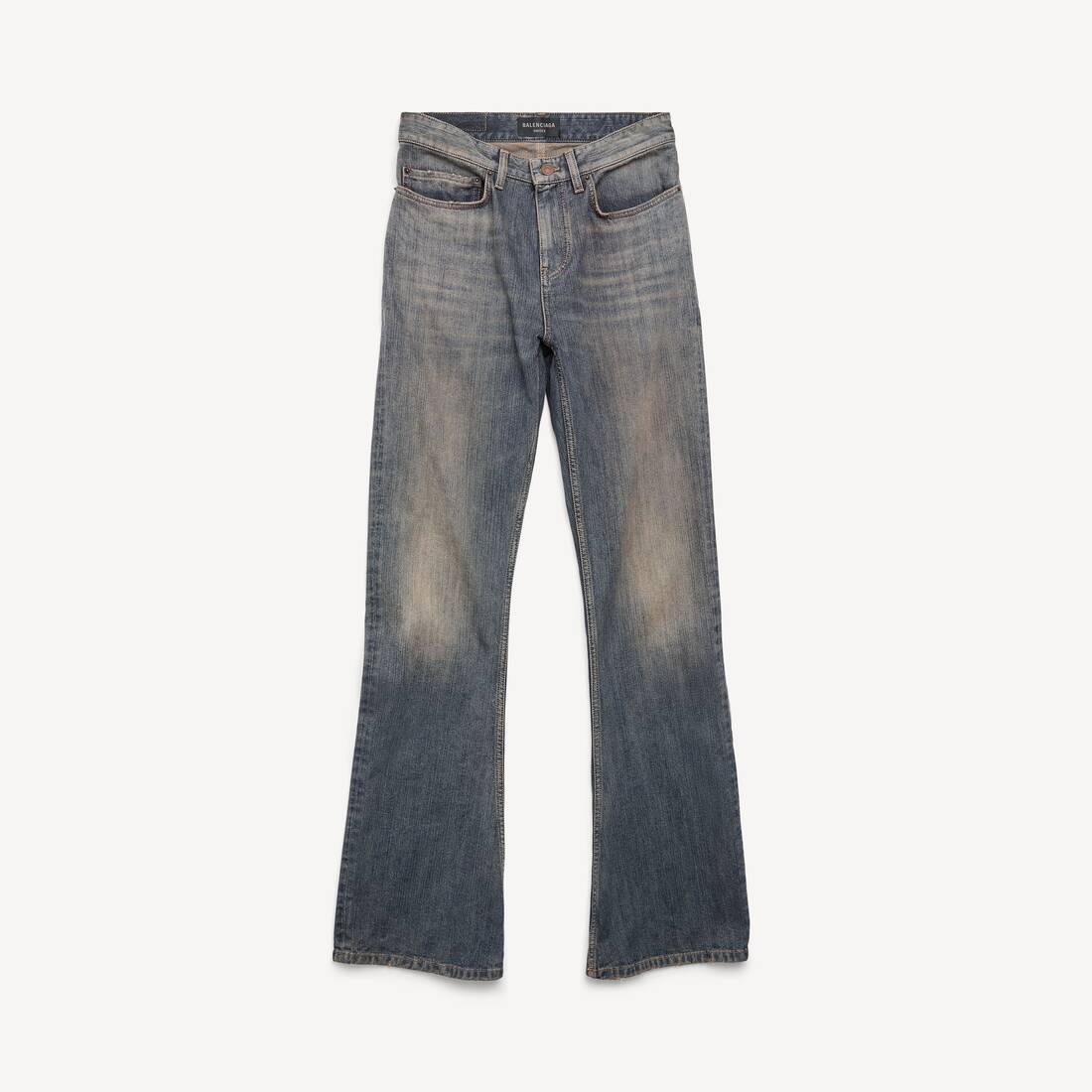 Bootcut-byxor i ljusblått