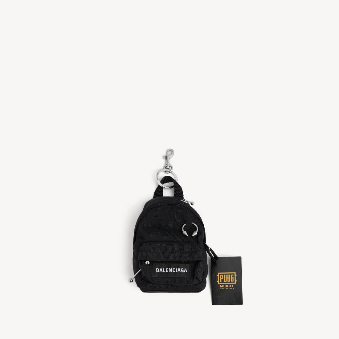 Herrars Balenciaga I Pubg I Pubgm Explorer Mikrobakpåse Charm/nyckelring i svart