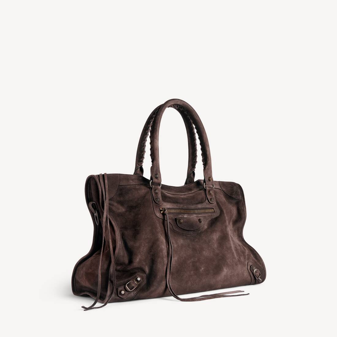 Herrarnas Le City Bag stor i ljus espresso
