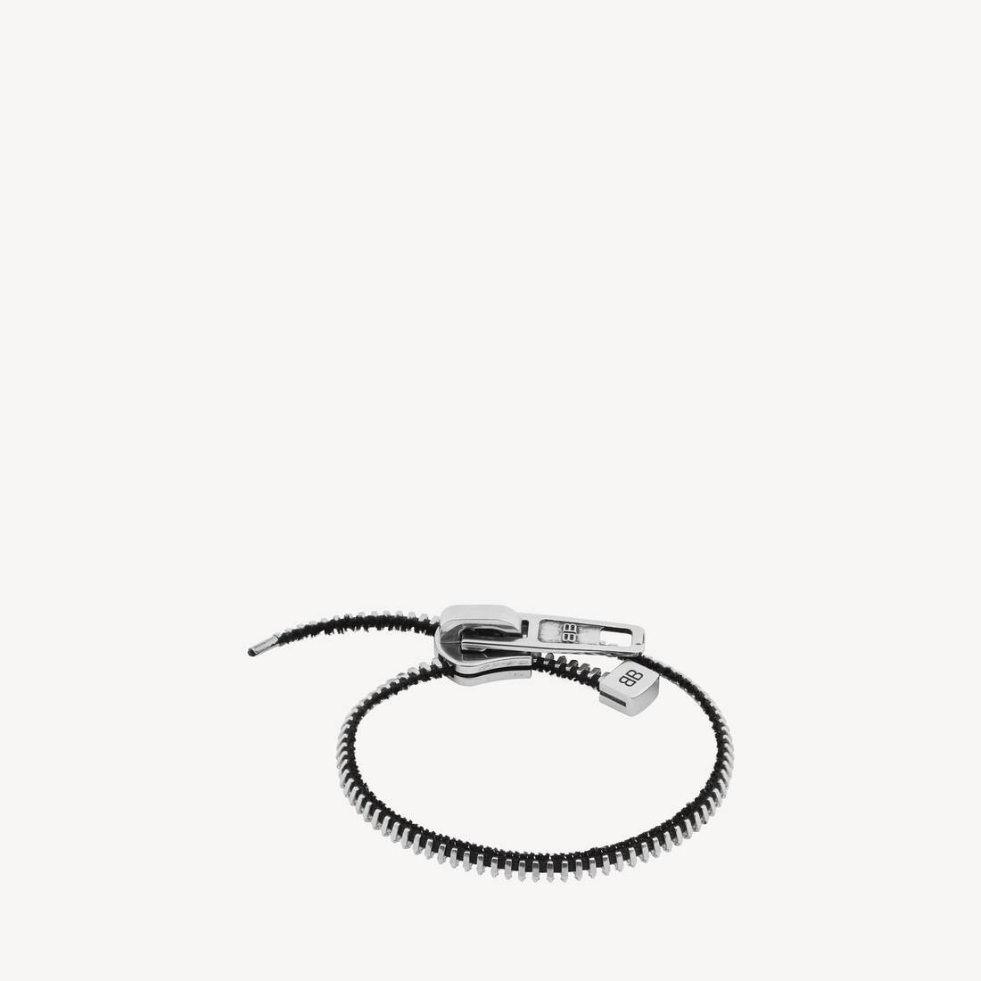 DIY-klipparmband i glänsande silver/antikt silver/svart