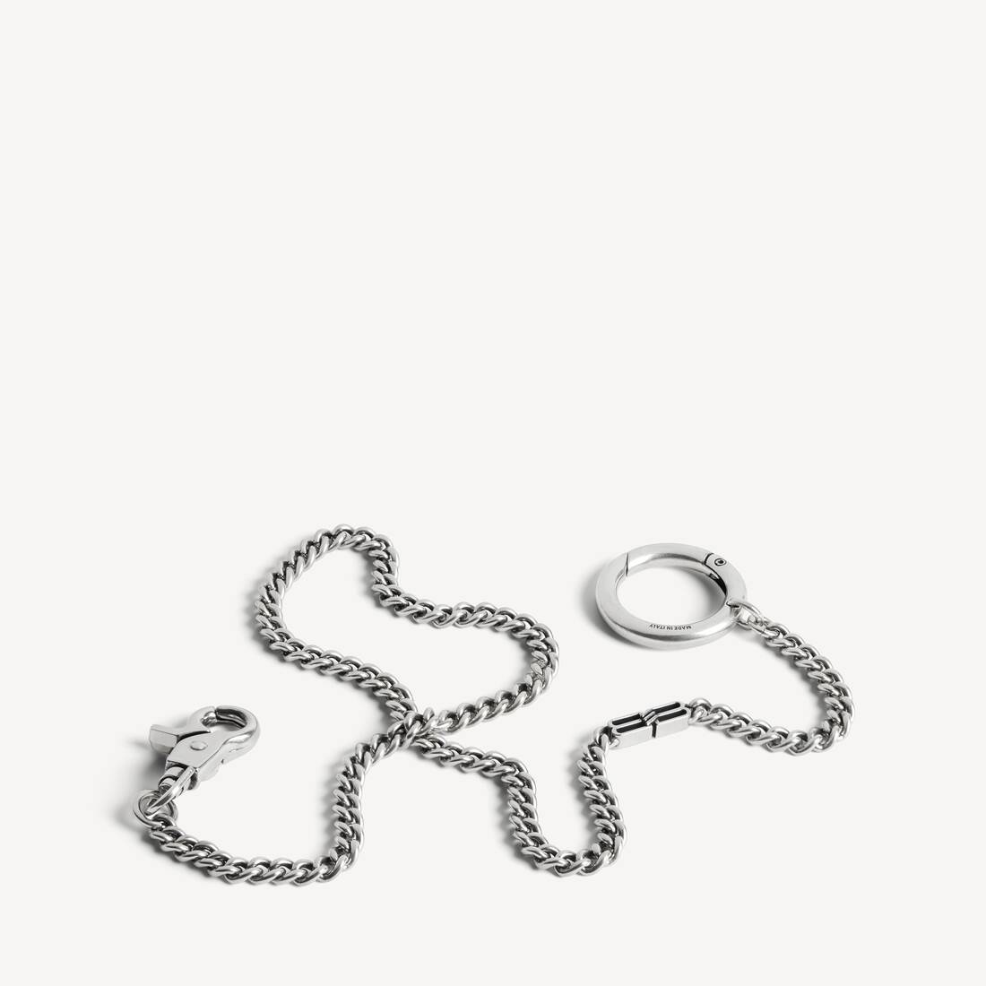 Herrarnas Bb Icon byxkedja i antik silver