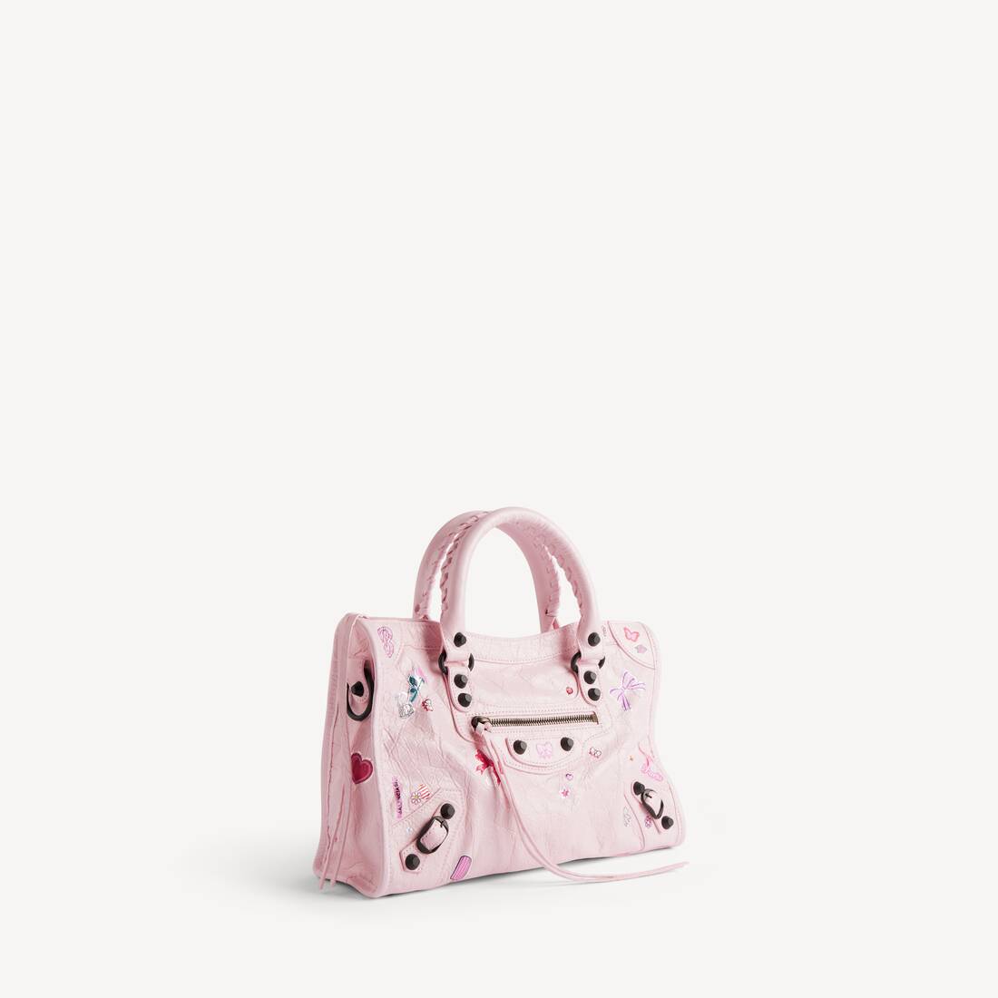 Damas Le City Bag lit i blomkantrosa/multifärg