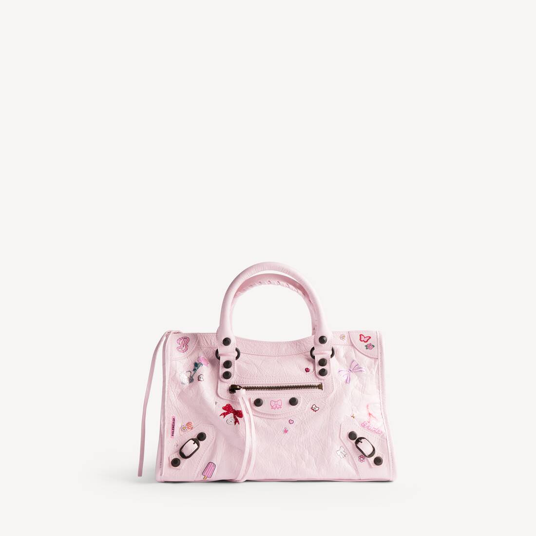 Damas Le City Bag lit i blomkantrosa/multifärg