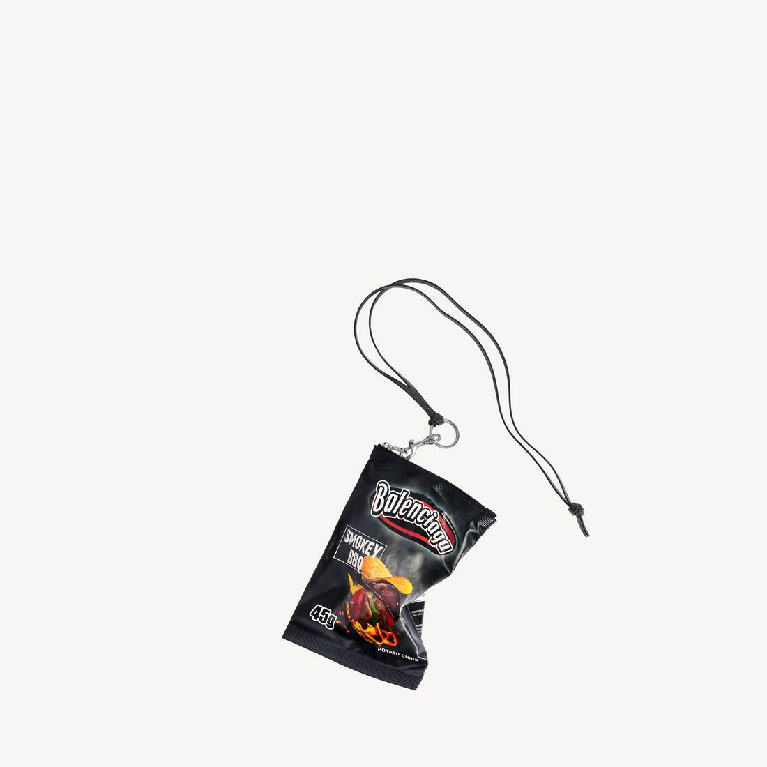 Chips-mobilhalter i svart