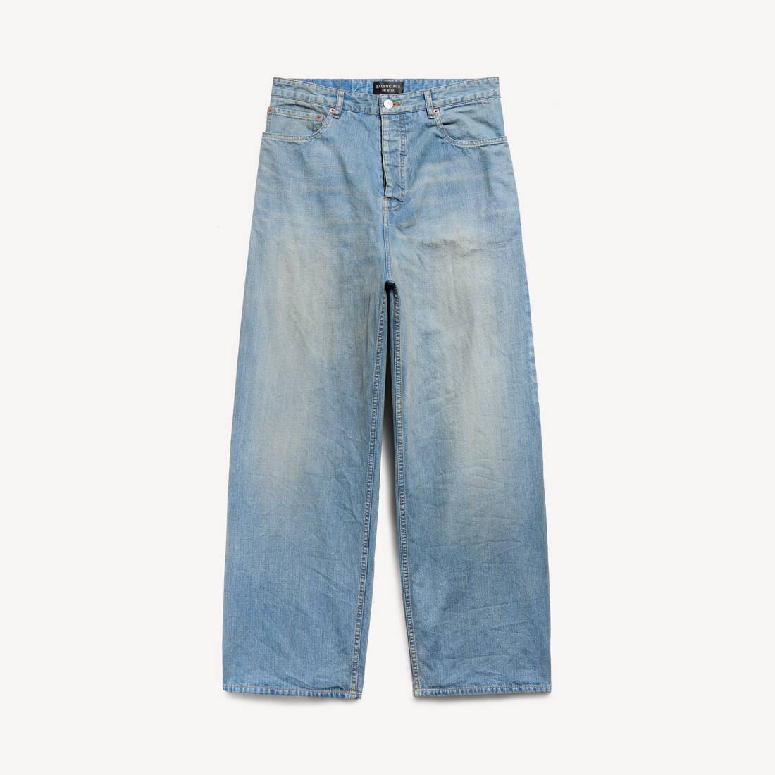 Herrarnas vattentäta jeans i ljusblått