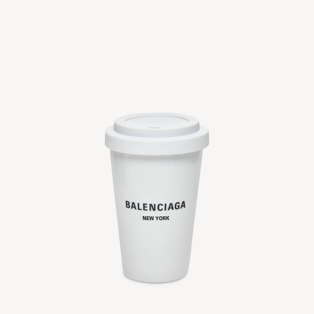 New York-kaffekopp i vitt