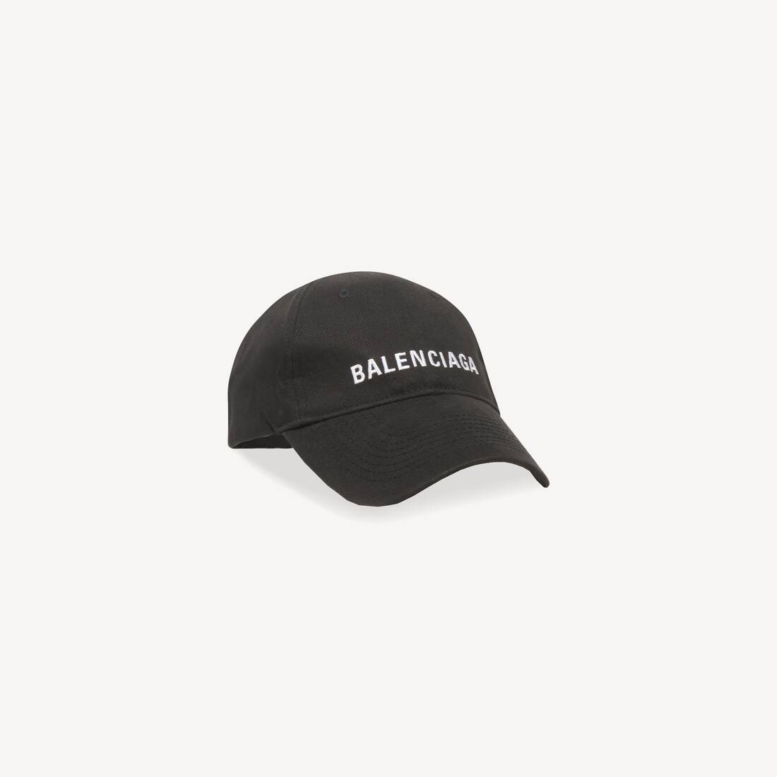 Balenciaga-hatt i svart/vitt