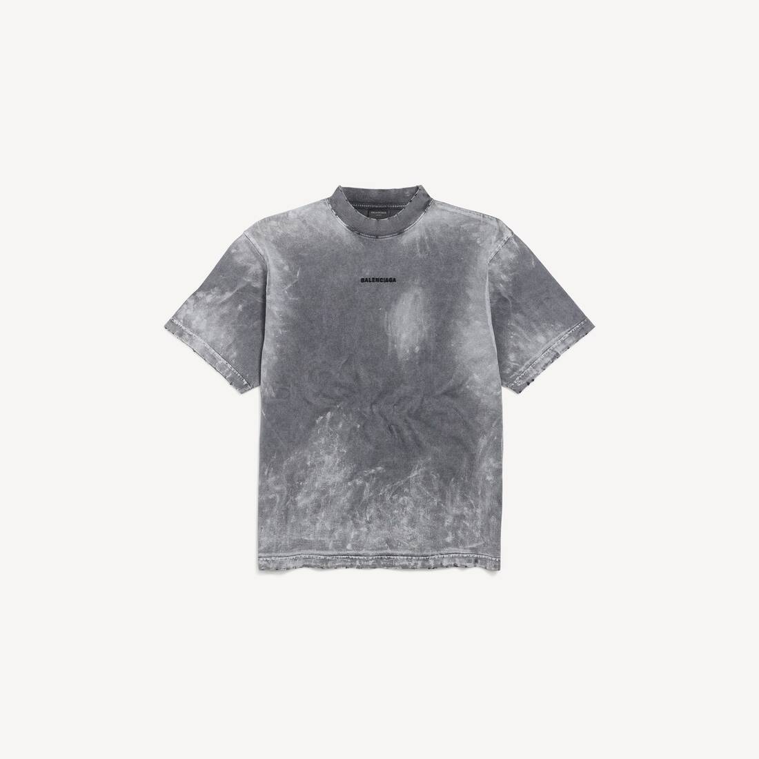 Herrarnas Balenciaga bak T-shirt Medium Fit i grå
