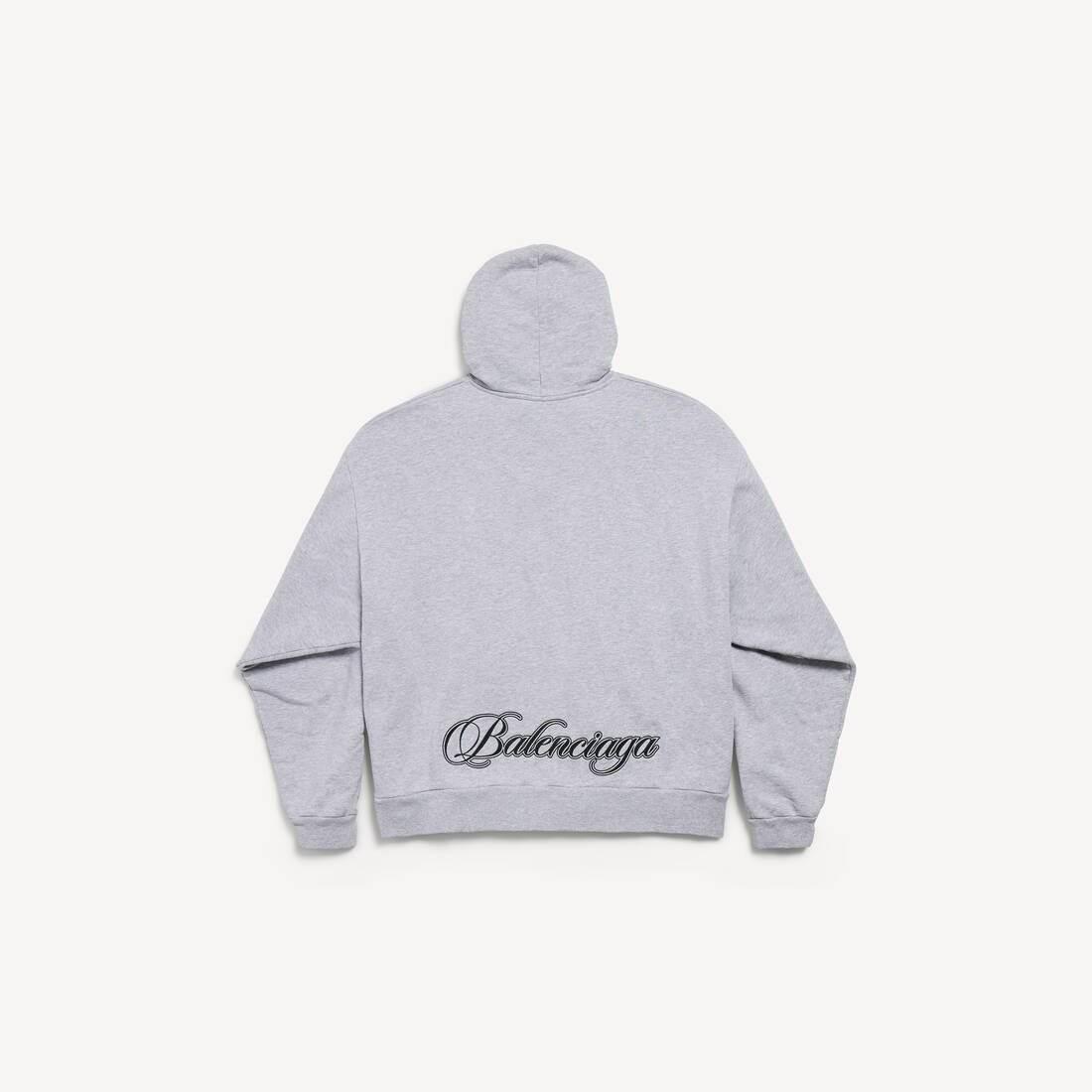 Herrarnas kursive oversized hörna i ljus grå/svart