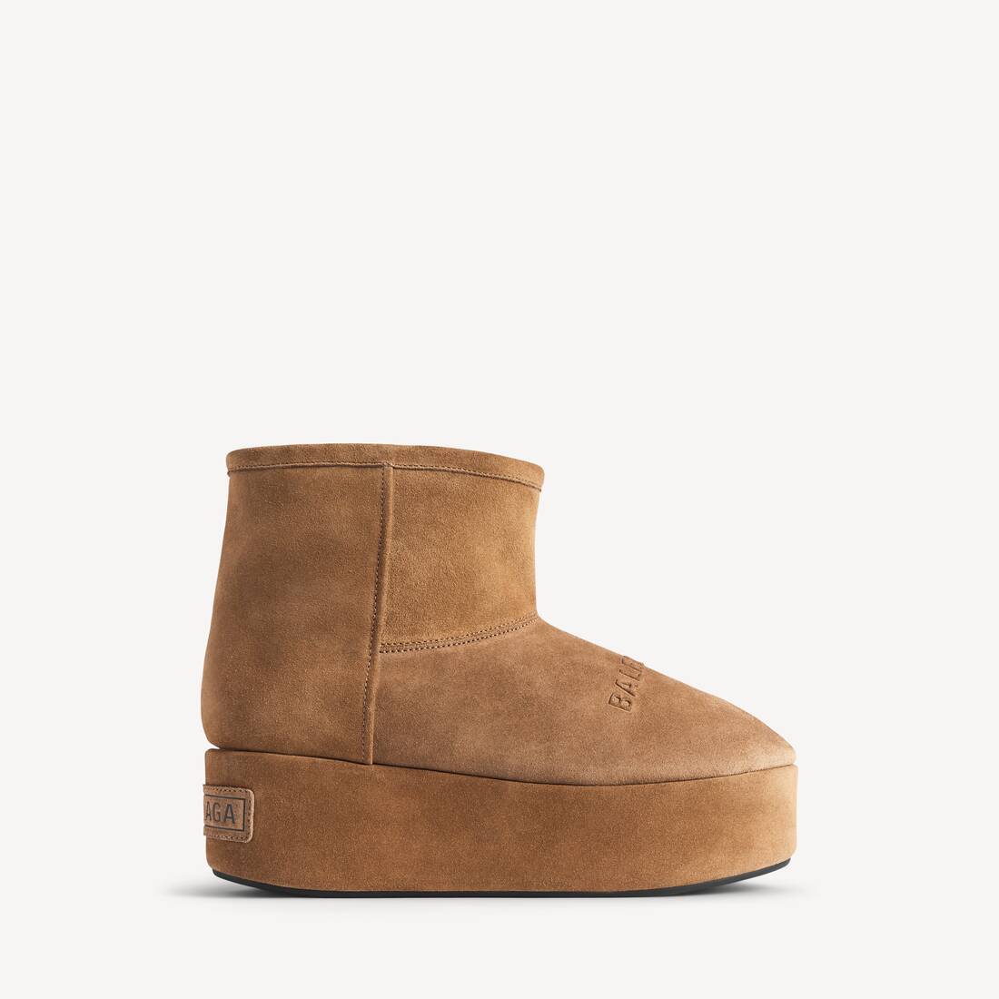 Damas Alaska Platform Bootie i brunt/vitt
