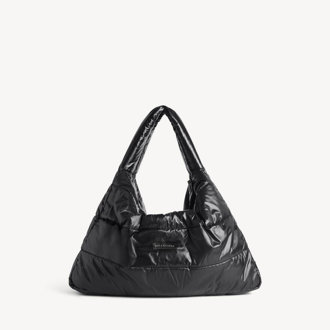 Herrarnas puffert Hobo-rygga med medium storlek i svart