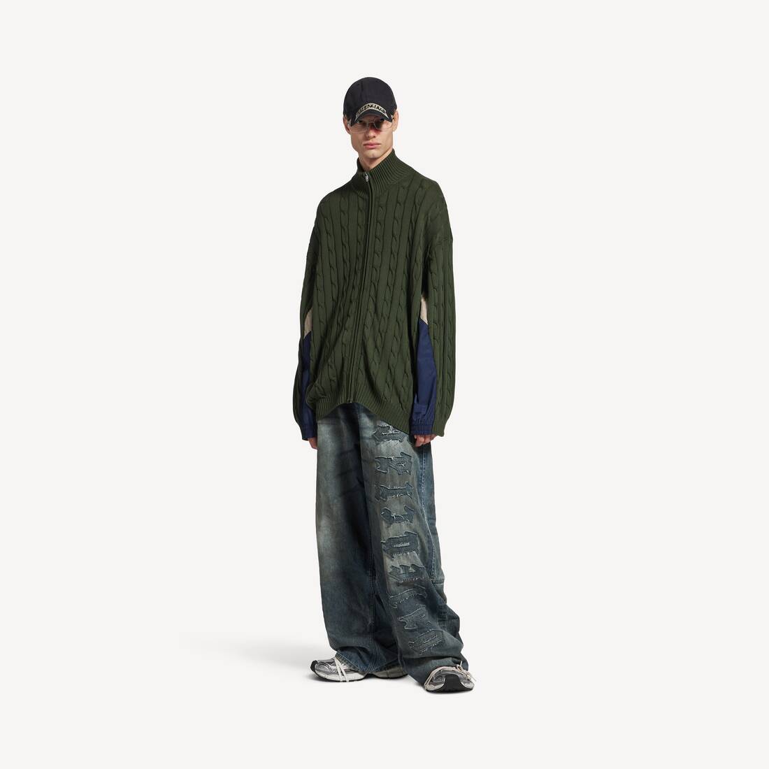 Herrarnas hybridjacka i kaki