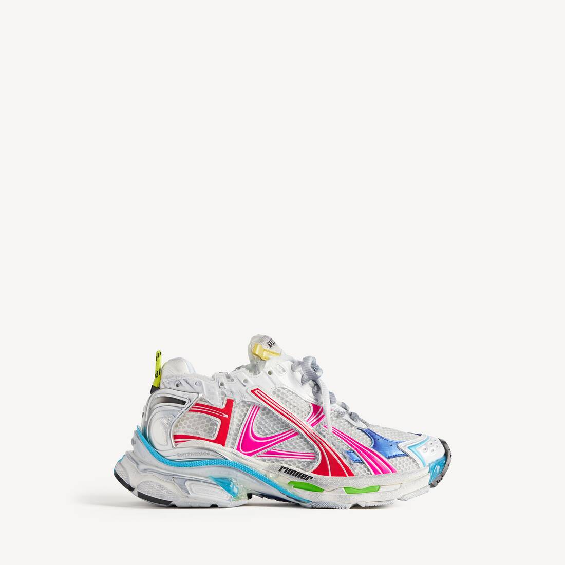 Damsk löpande sneakers i flerfarget