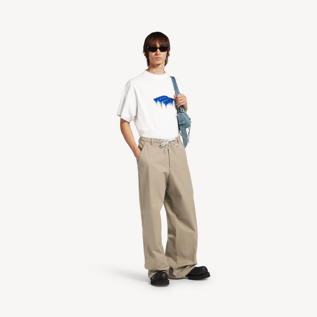 Herrarnas chino-byxor i beige
