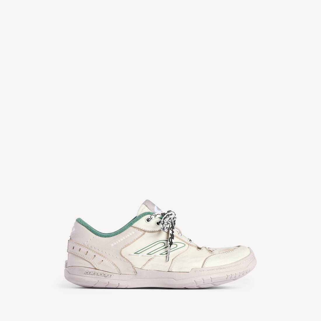 Herrarnas Hamptons medium sliten loafer i beige/grön