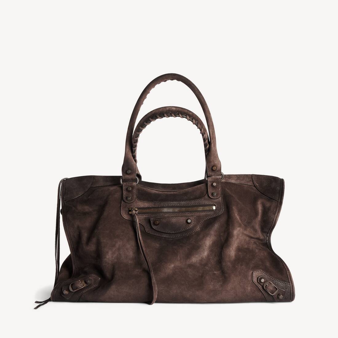 Herrarnas Le City Bag stor i ljus espresso