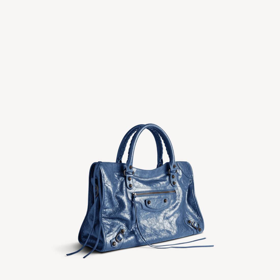 Damflicka Le City Bag Medium i mineralblått