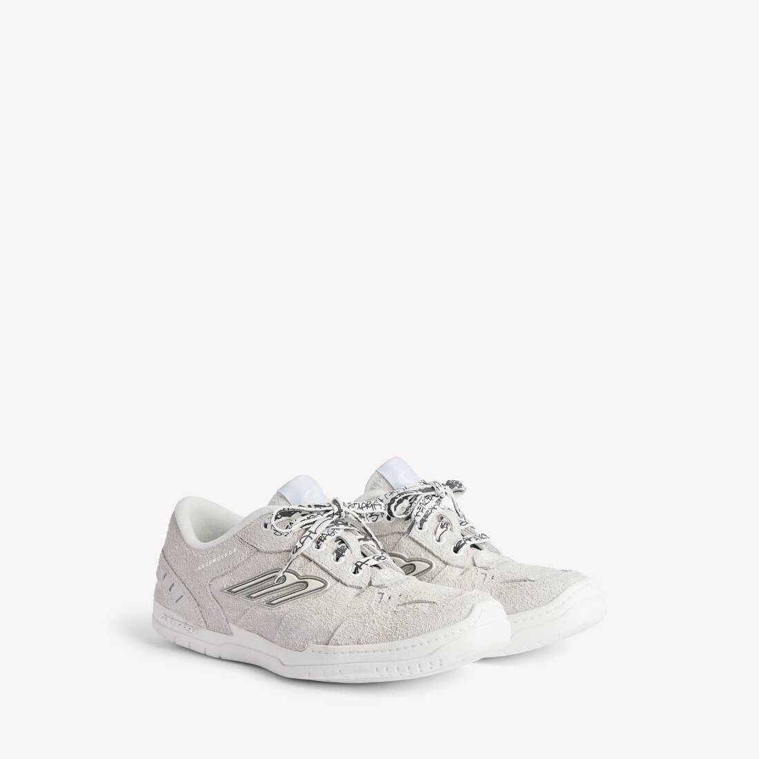 Herrarnas Hamptons Suede Sneaker i off-white/svart
