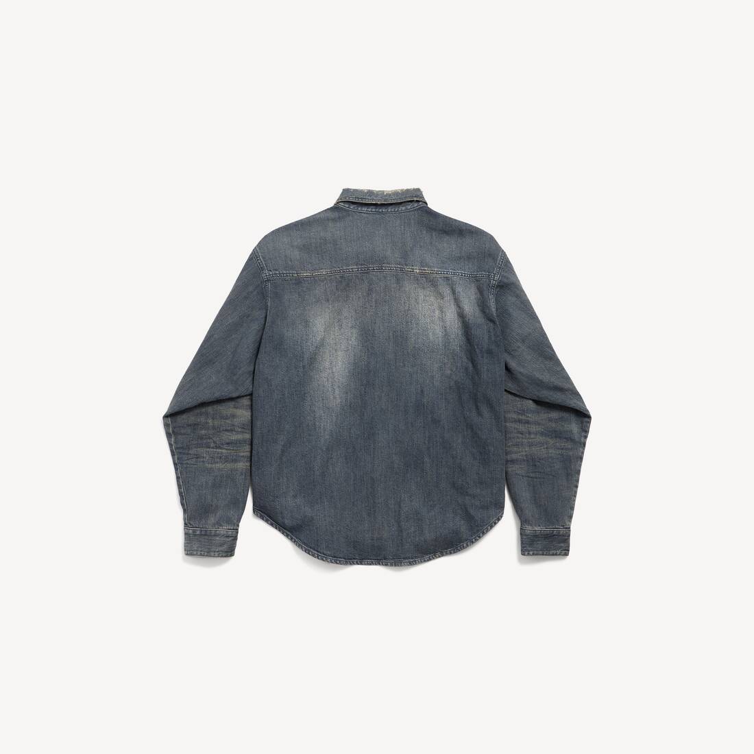 Herrarnas denimöverrock i blått