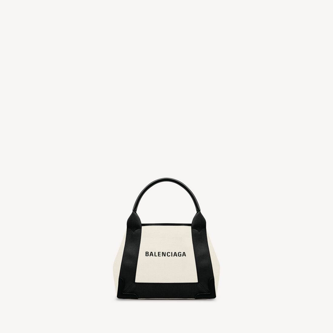 Kvinnors navy Cabas Xs i svart/silver