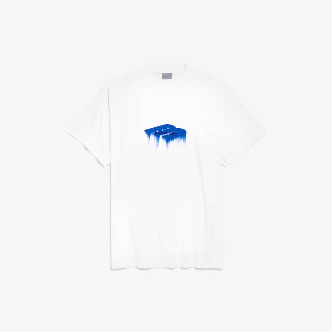 Mänskliga Wet Brush Storlek T-shirt i vitt