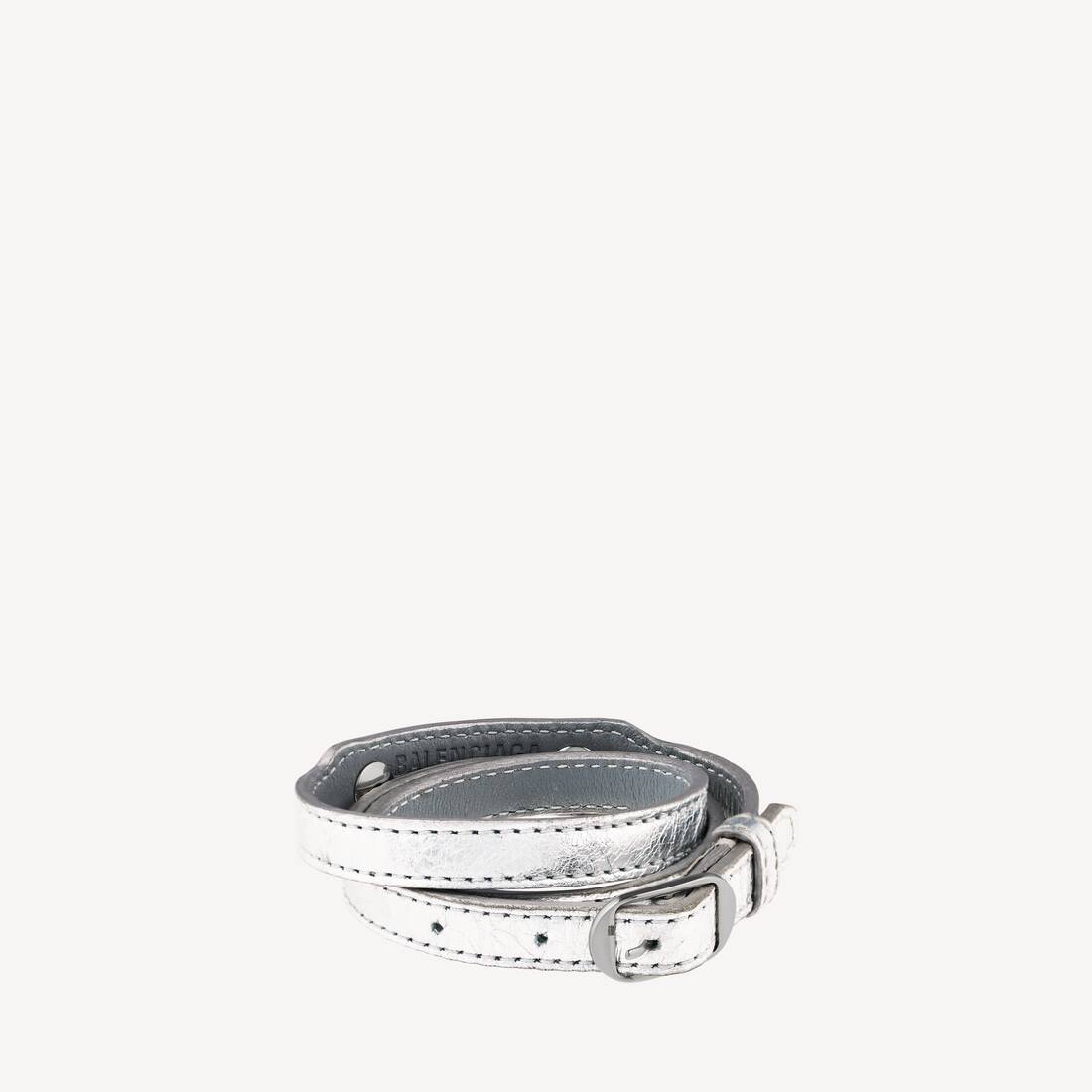 Kvinnas stad Triple armband i silver