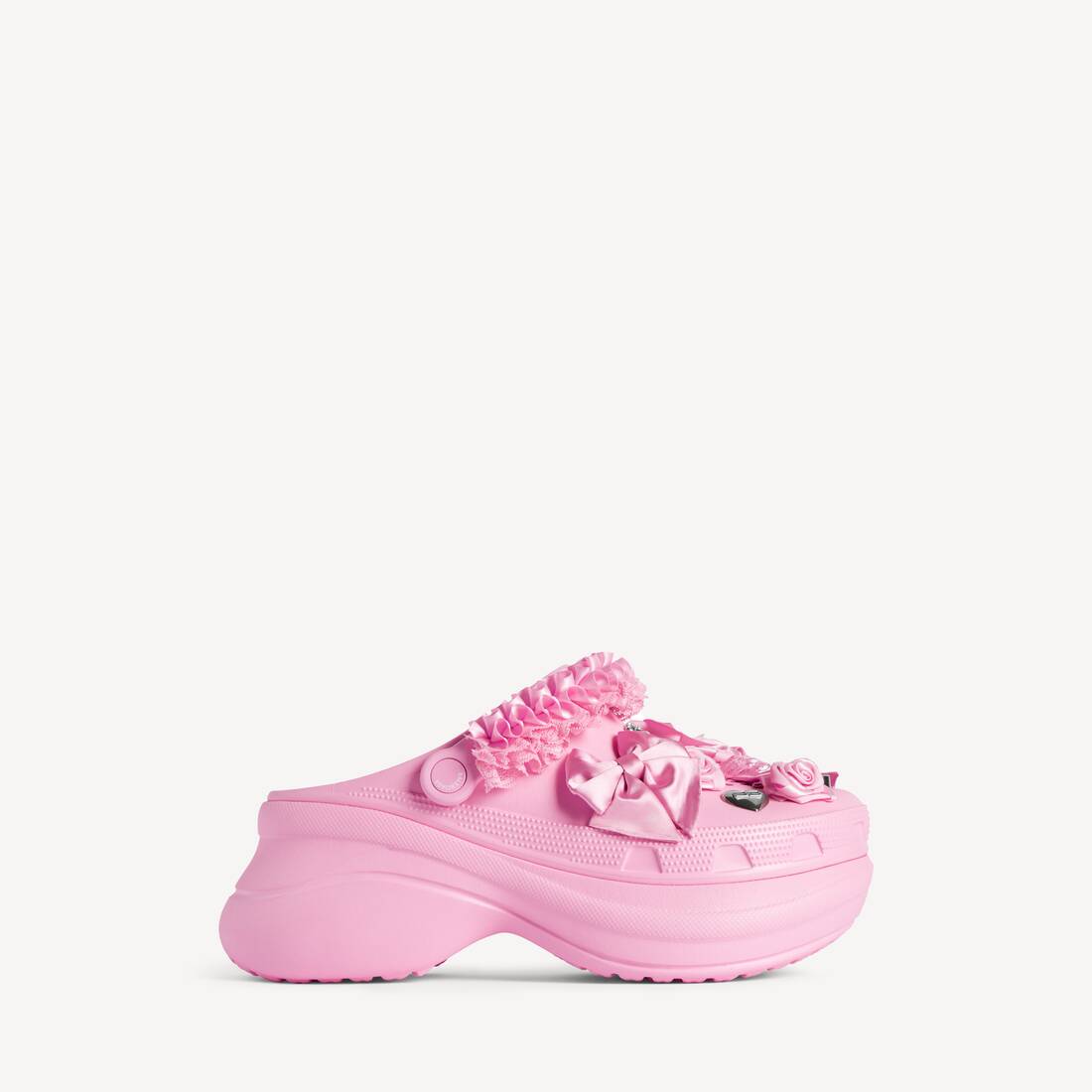 Kvinnas Crocs™ Mule Jibbitz™ i ljus rosa