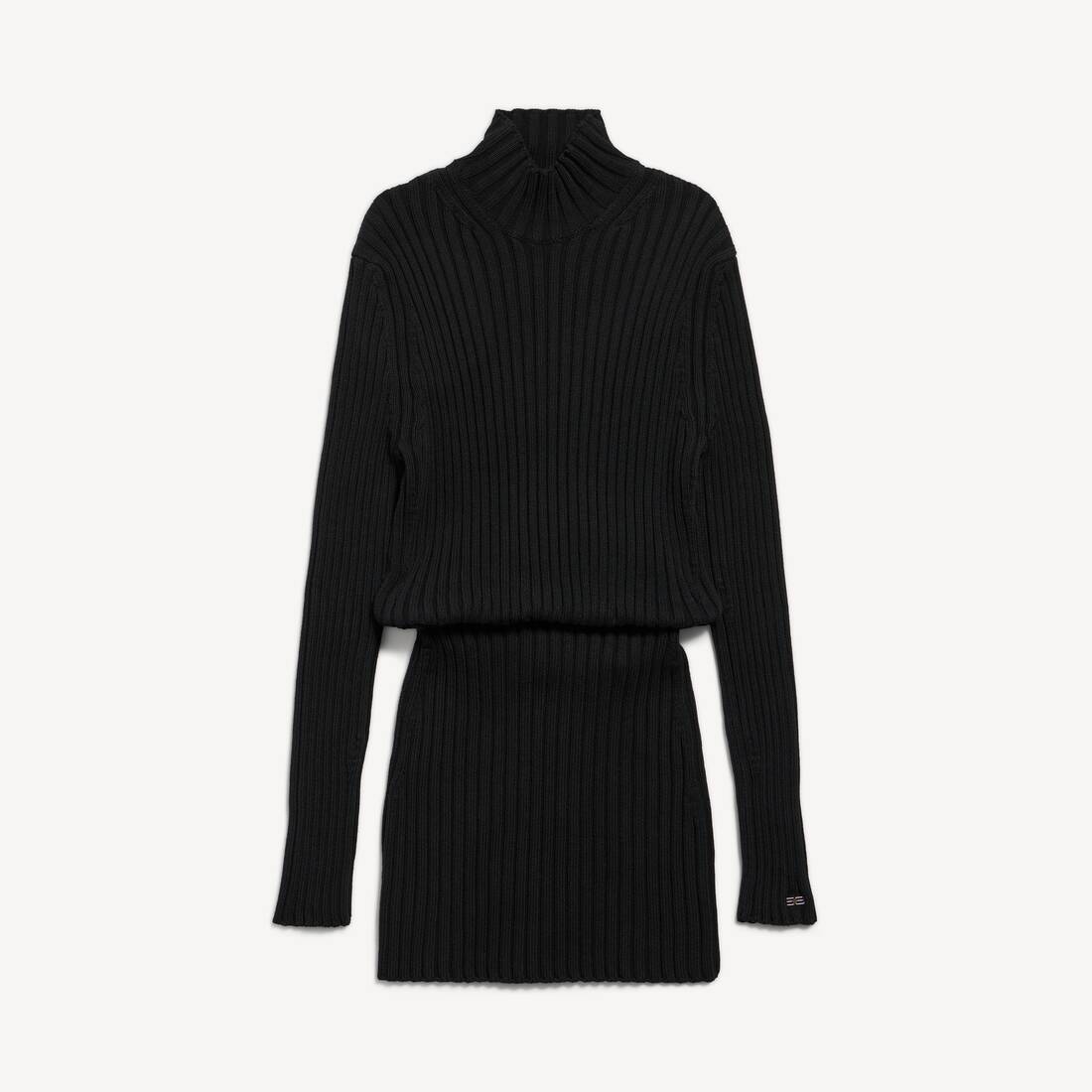 Damsk hourglass-minidress i svart