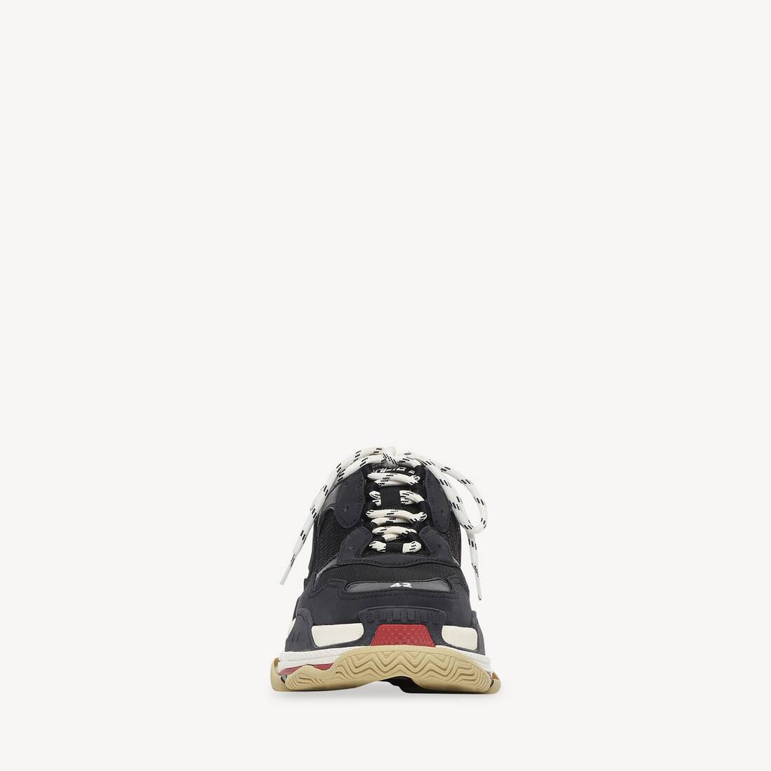 Herrarnas Triple S-sneaker i svart