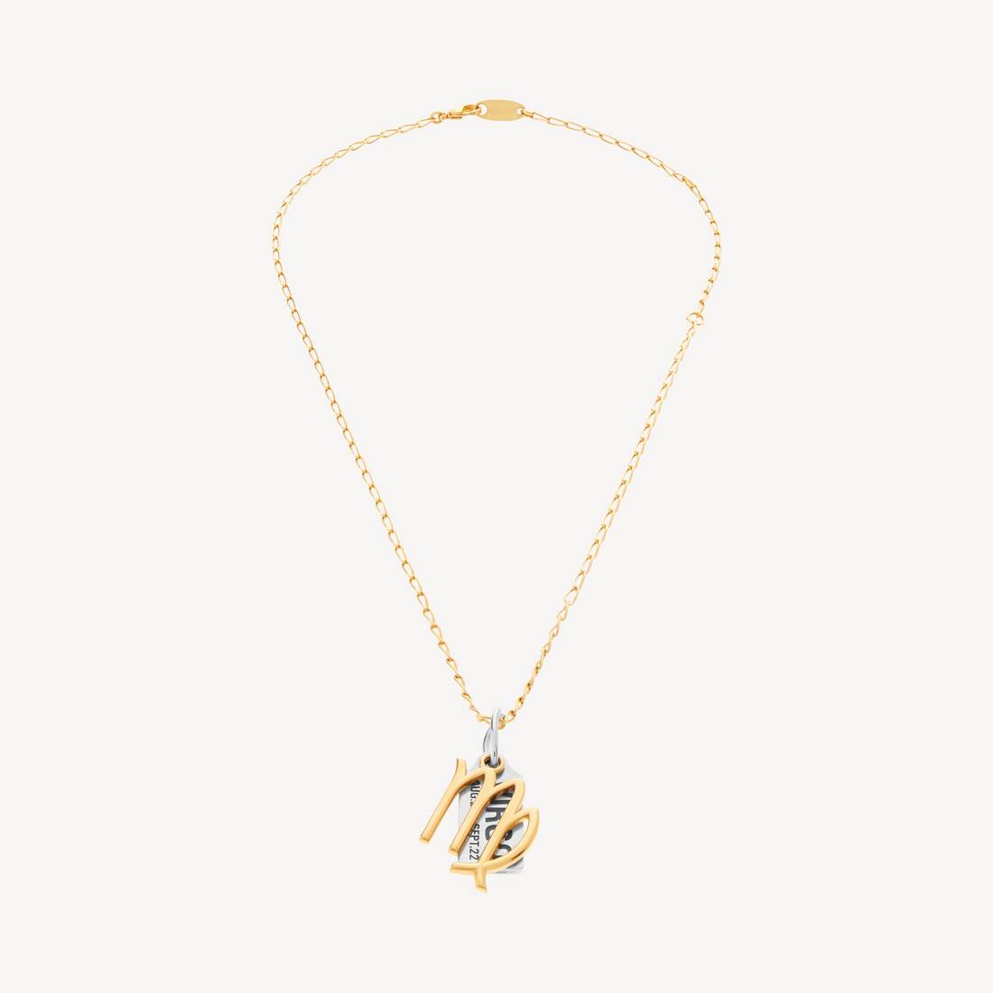 Horoskop Virgo halsband i guld/silver