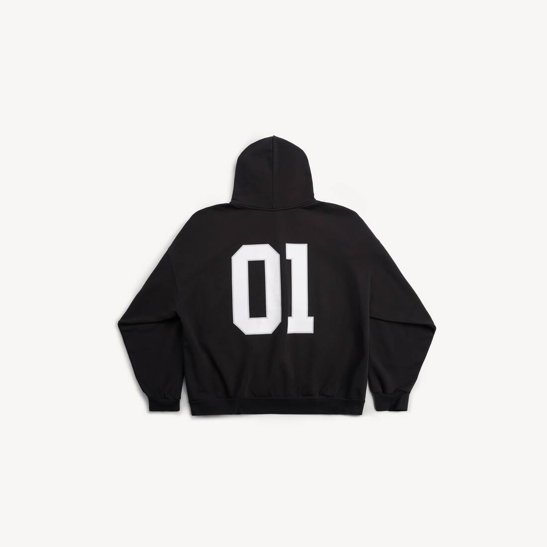 Herrar Basketbollsserien - Hoodie stor passform i svart