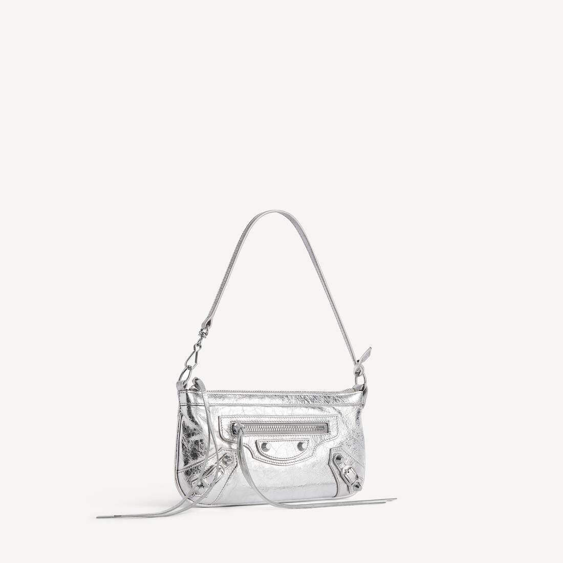 Kvinnas Le City Pouch On Strap i silver
