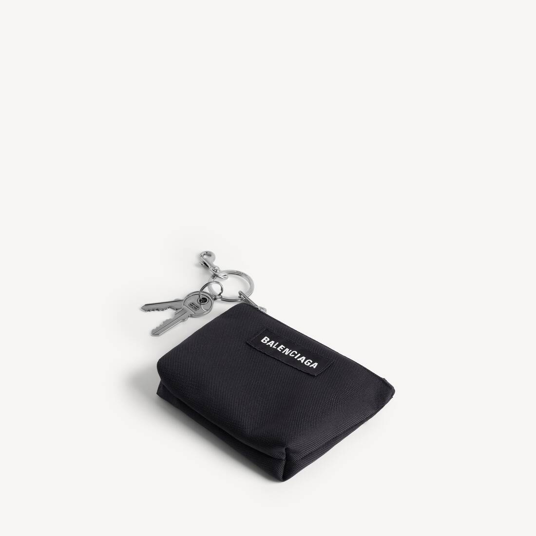 Herrars charm zipad plånbok i svart