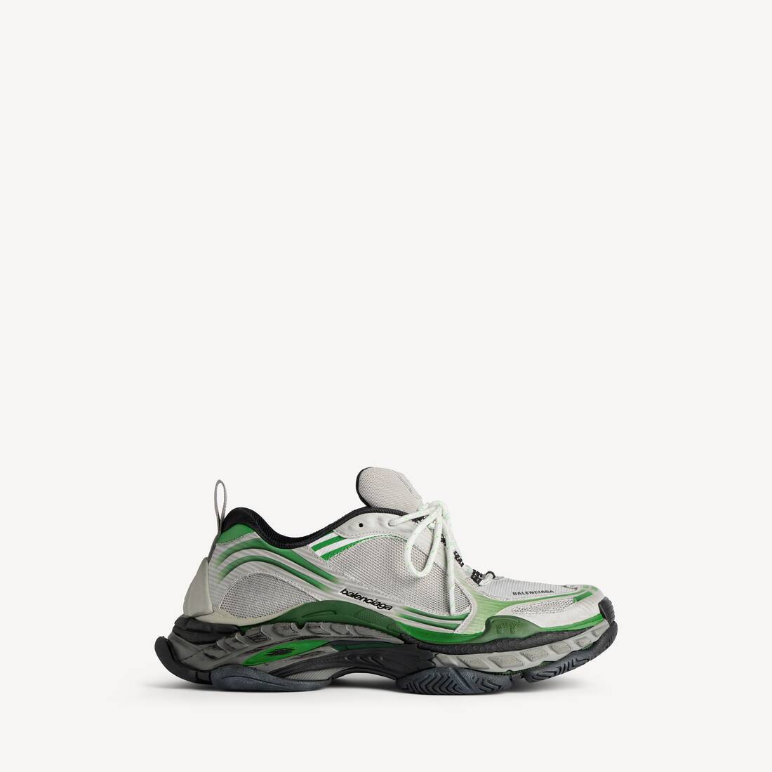 Herrarnas Triple S.2-snickare i grå/grön