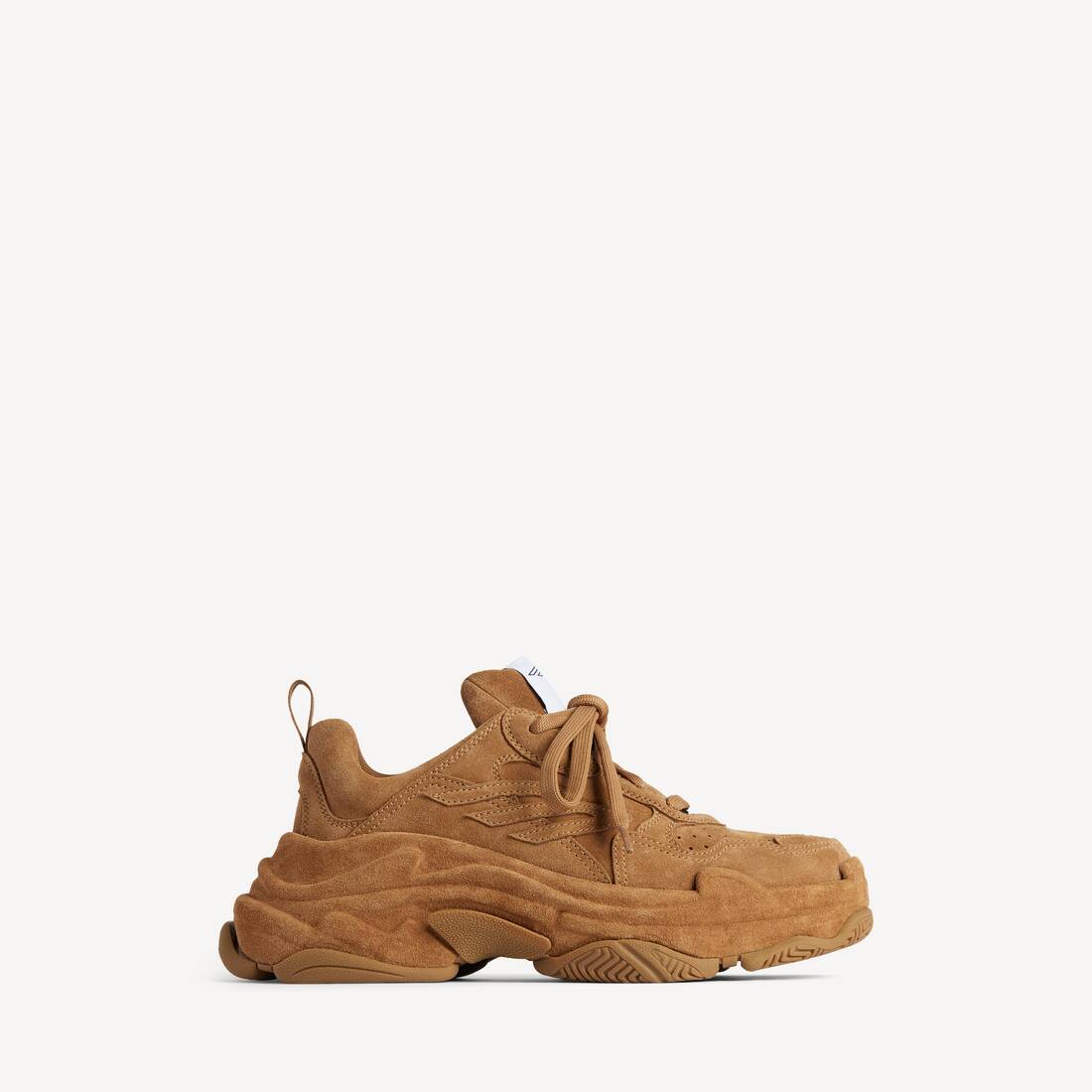 Damas Triple S Sporty Suede Sneaker i brunt