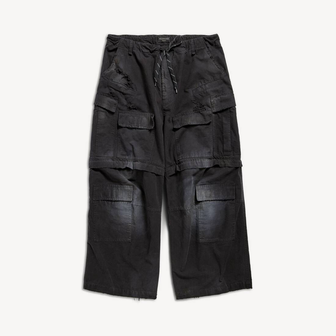 Balenciaga Stora kargopajer i svart