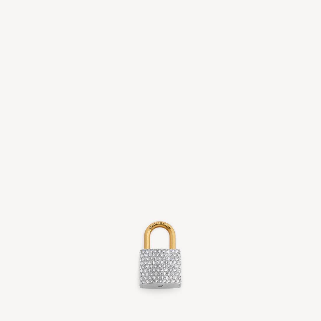 Kvinnors charm/nötklocka BB-lås med strass i silver/guld