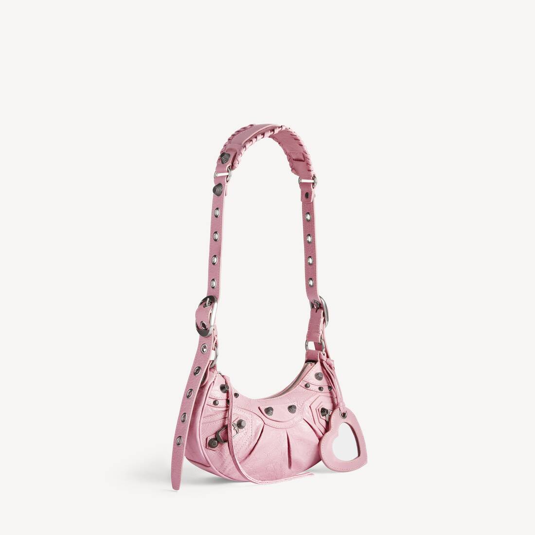 Kvinnors Le Cagole-axelväska XS i ljus rosa