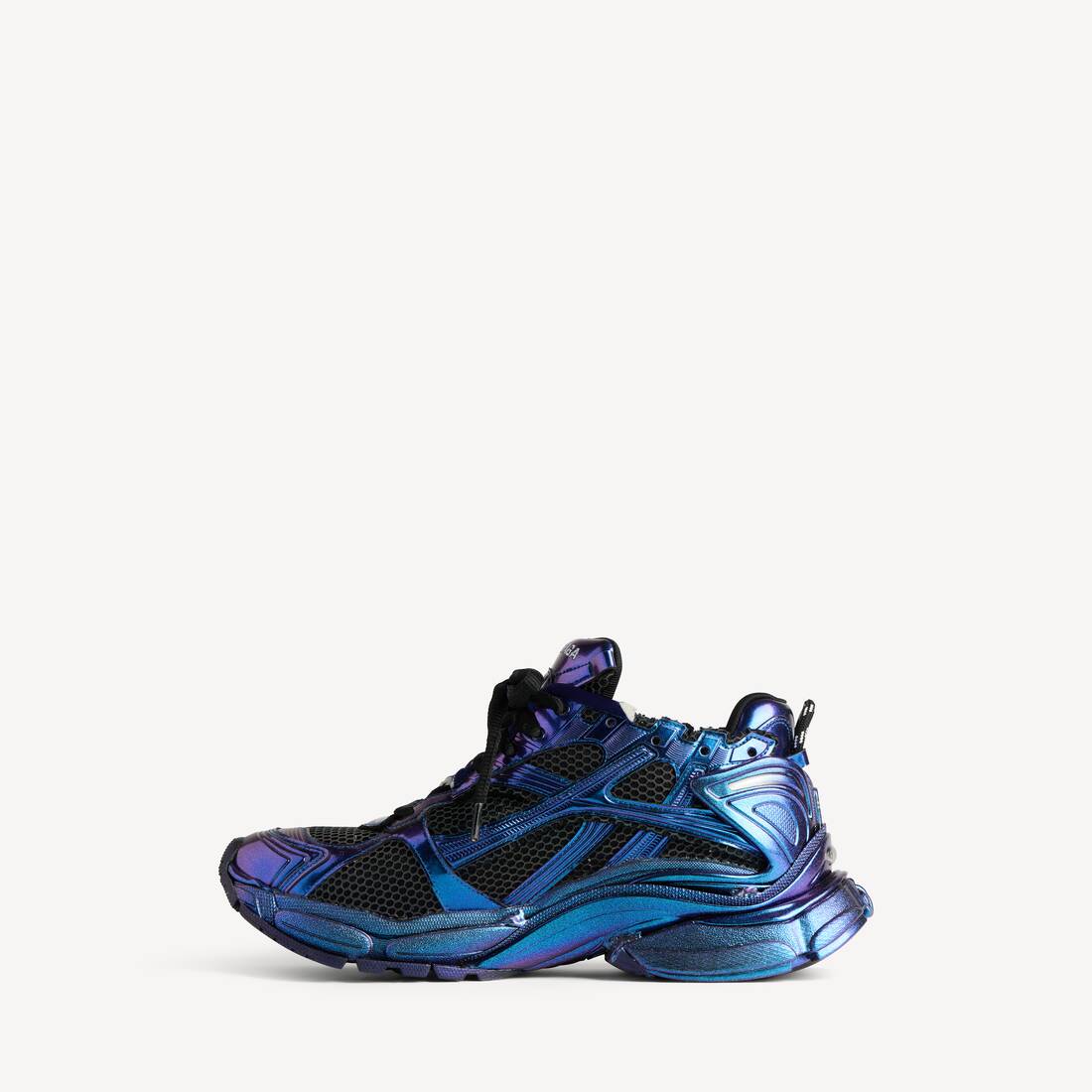 Herrars runner iridescent sko i blått