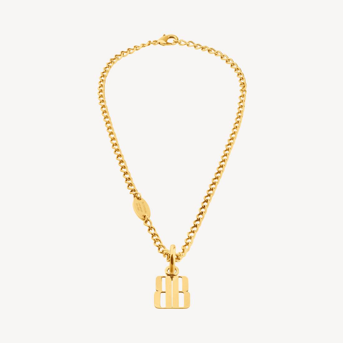 Nano tun halsband i guld