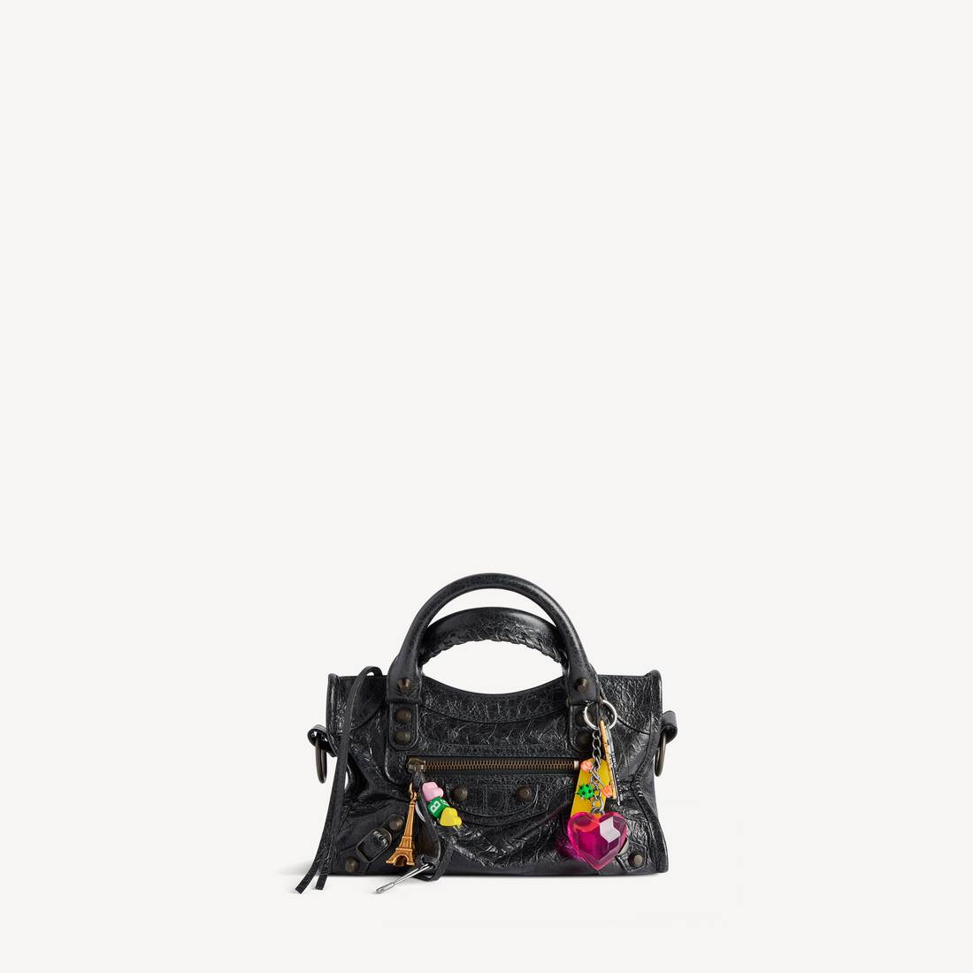 Damkassett Le City Bag Mini med charm i svart