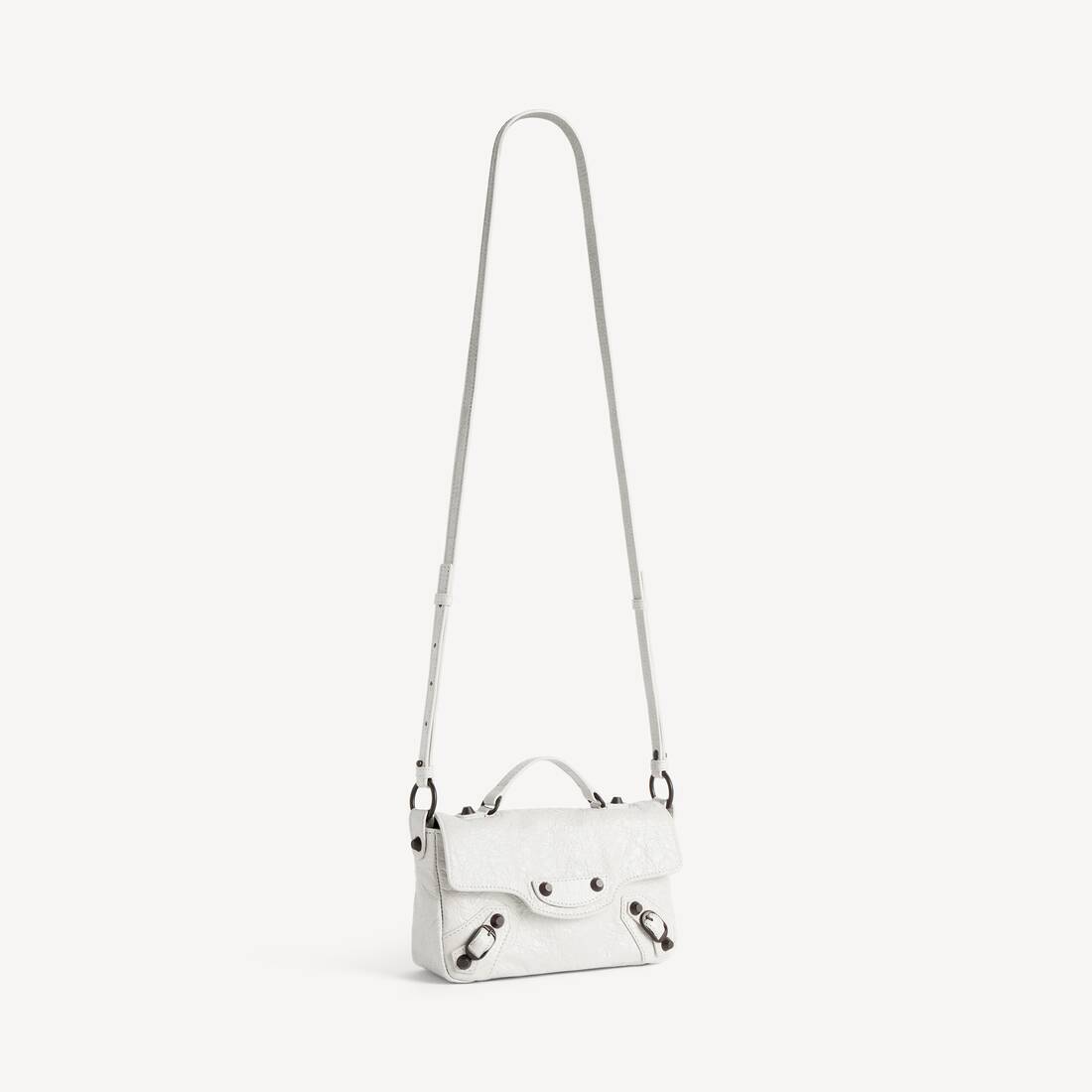 Kvinnors Le City Flap Bag Nano i Optic White