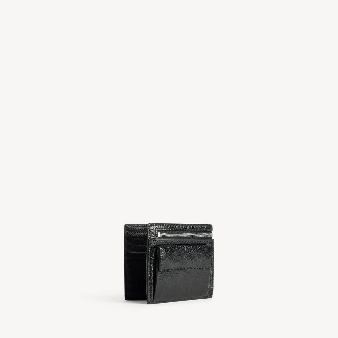 Herrars Superbusy Square Folded-plånbok i svart