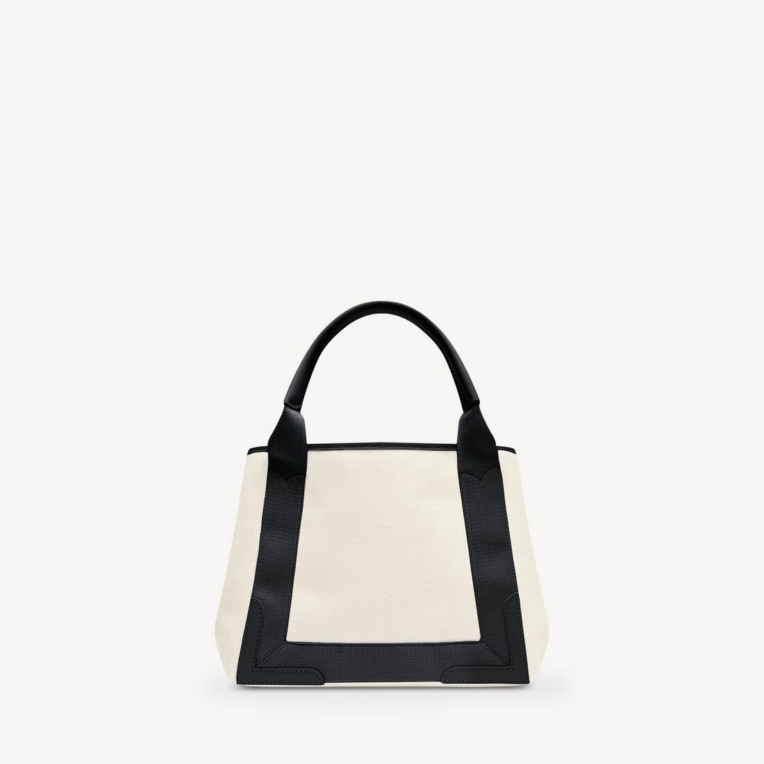 Kvinna, navy Cabas Small i beige