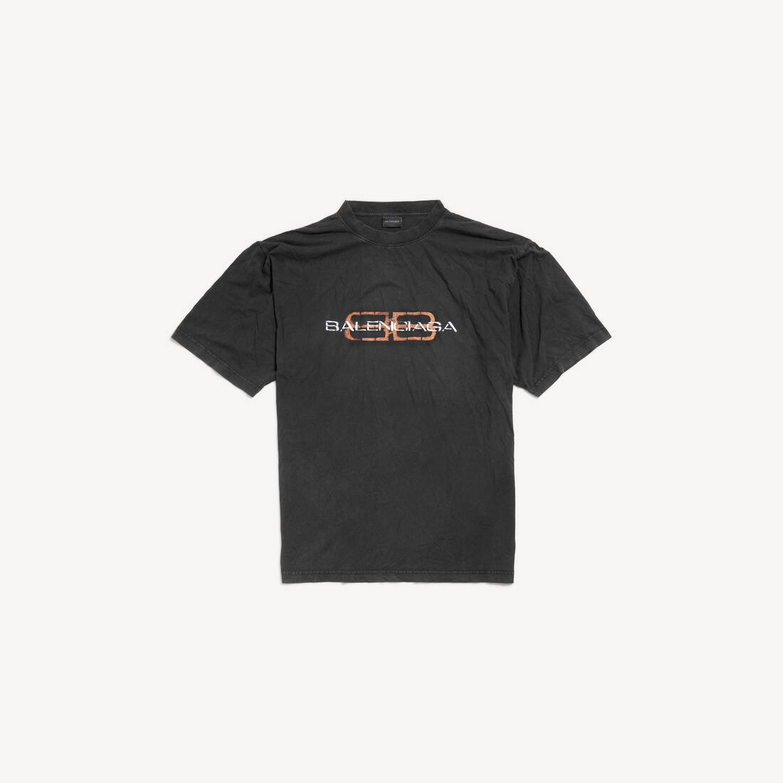 Herrarnas Bb Icon Stencil T-shirt Medium Fit i släckt svart