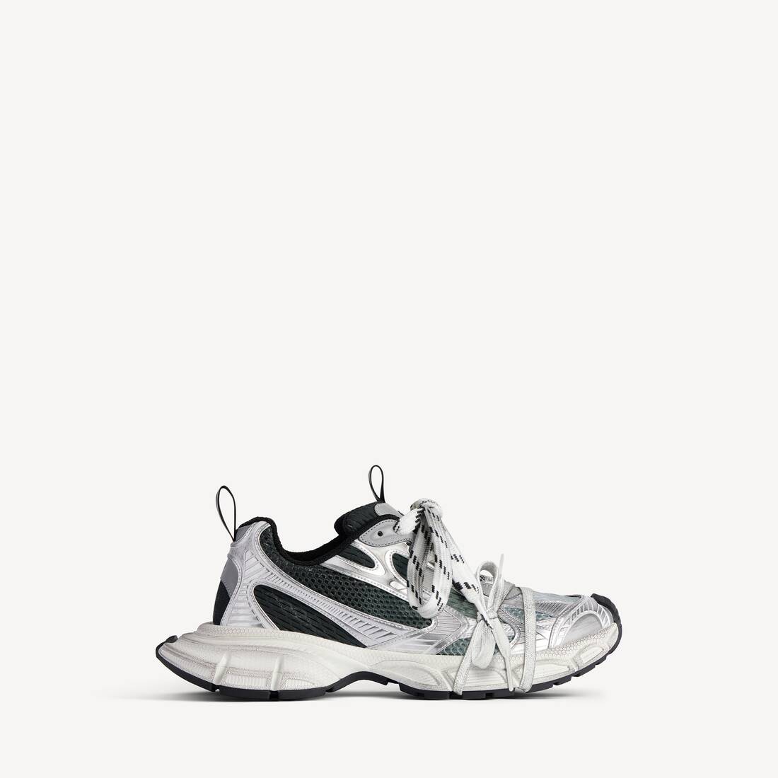 Damas 3xl Gradient Sneaker i svart/grå/vit